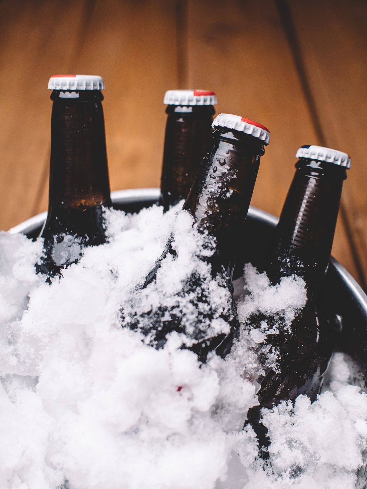 Beer on ice